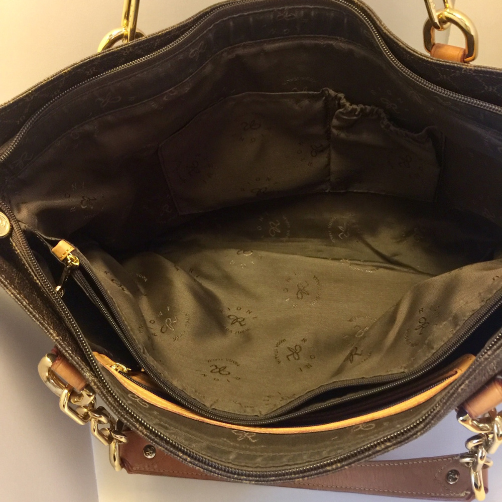 **** SOLD ******     Rioni Monogram Tote - Picture 7 of 8